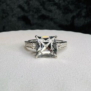 Sterling Silver Swarovski Crystal Ring